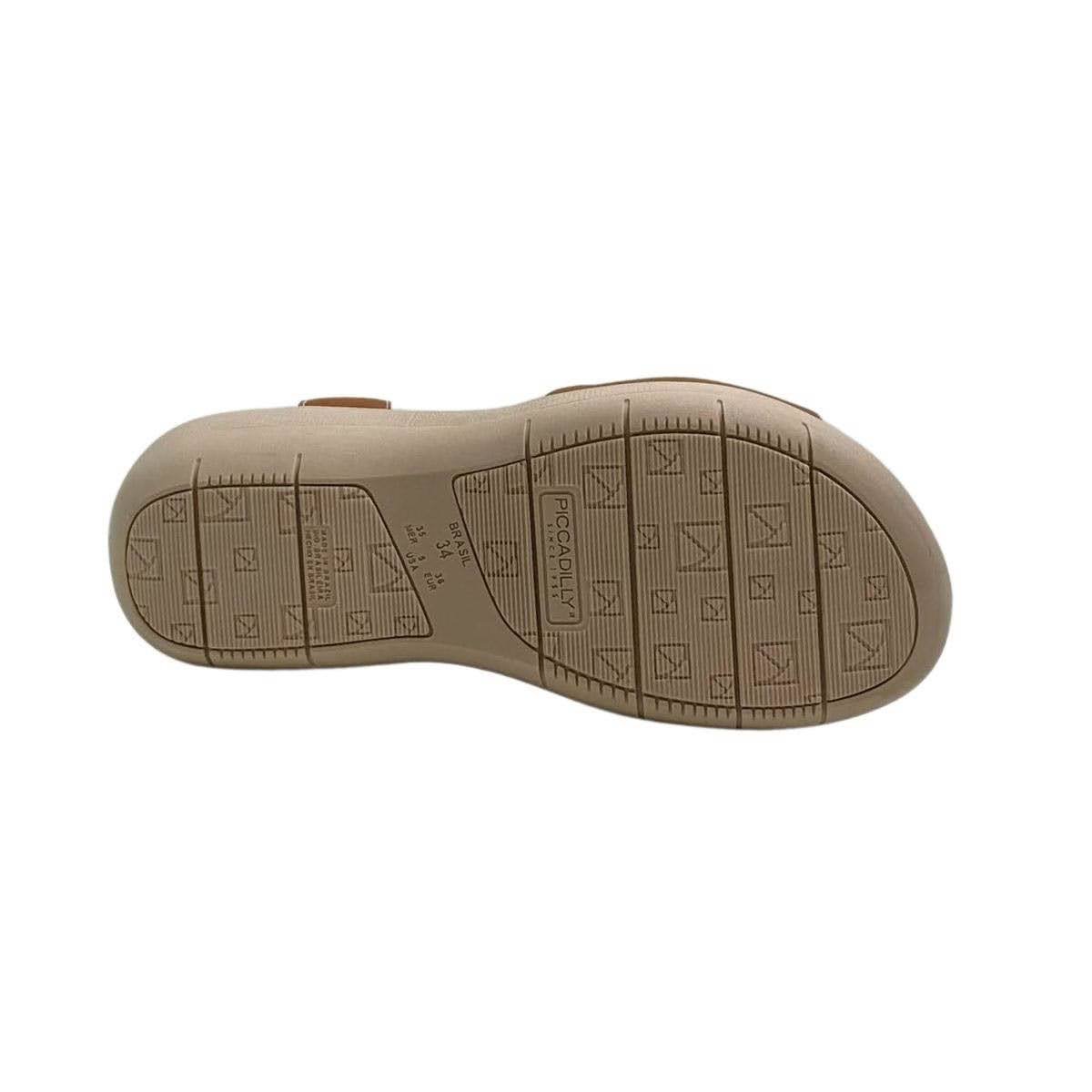 Sandália Piccadilly Feminina 239033 Marrom Marrom 6