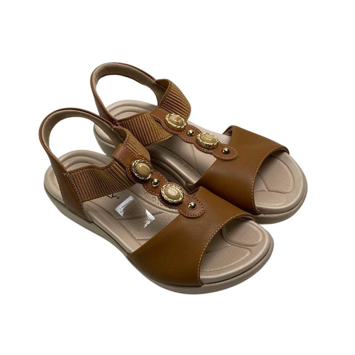 Sandália Piccadilly Feminina 239033 Marrom Marrom 4