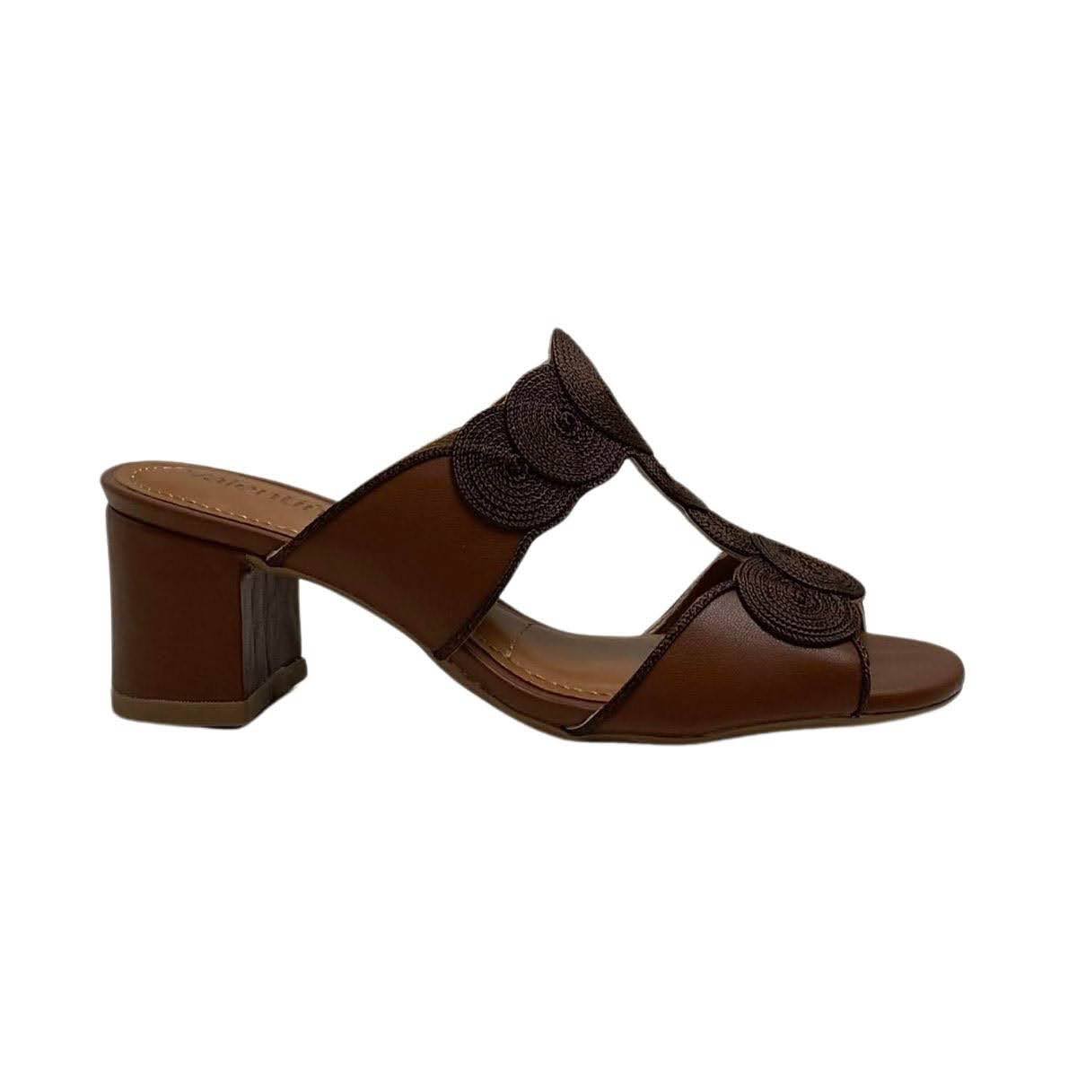 Tamanco Valentina Feminino 457044 Marrom Escuro