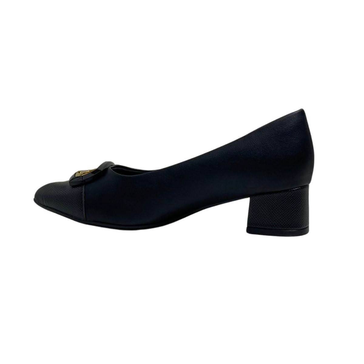 Sapato Piccadilly Feminino 739095 Preto Preto 3