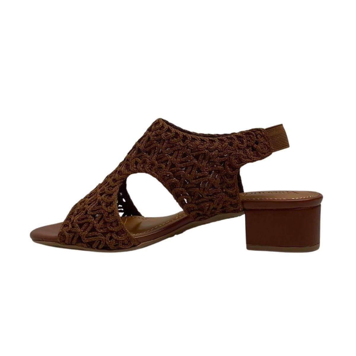 Sandália Feminina Valentina 453082 Marrom Escuro Marrom 3