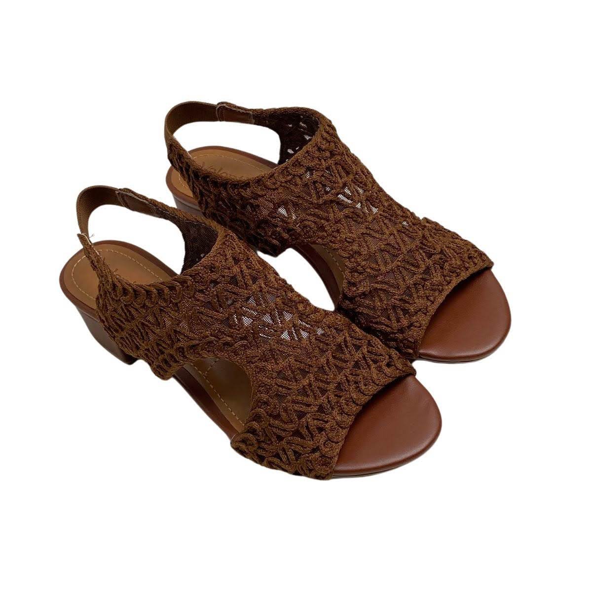 Sandália Feminina Valentina 453082 Marrom Escuro Marrom 4