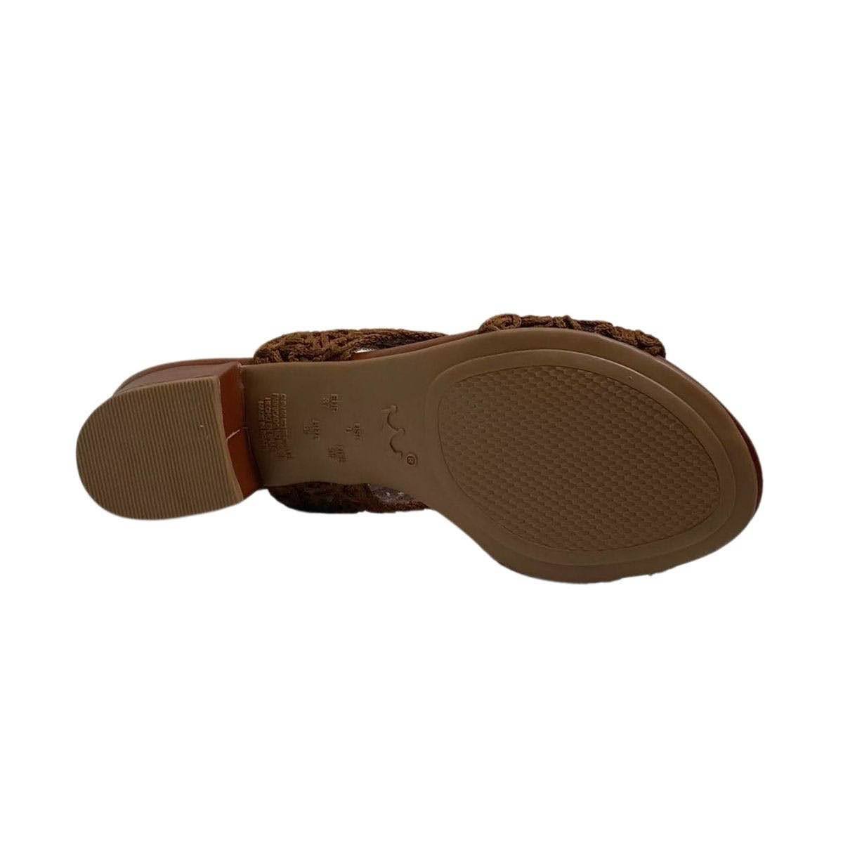 Sandália Feminina Valentina 453082 Marrom Escuro Marrom 6