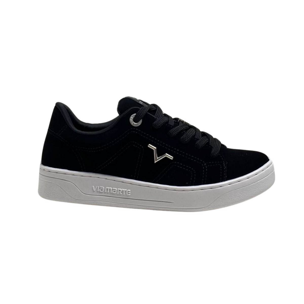 Tênis Casual Via Marte Feminino 020012 Preto