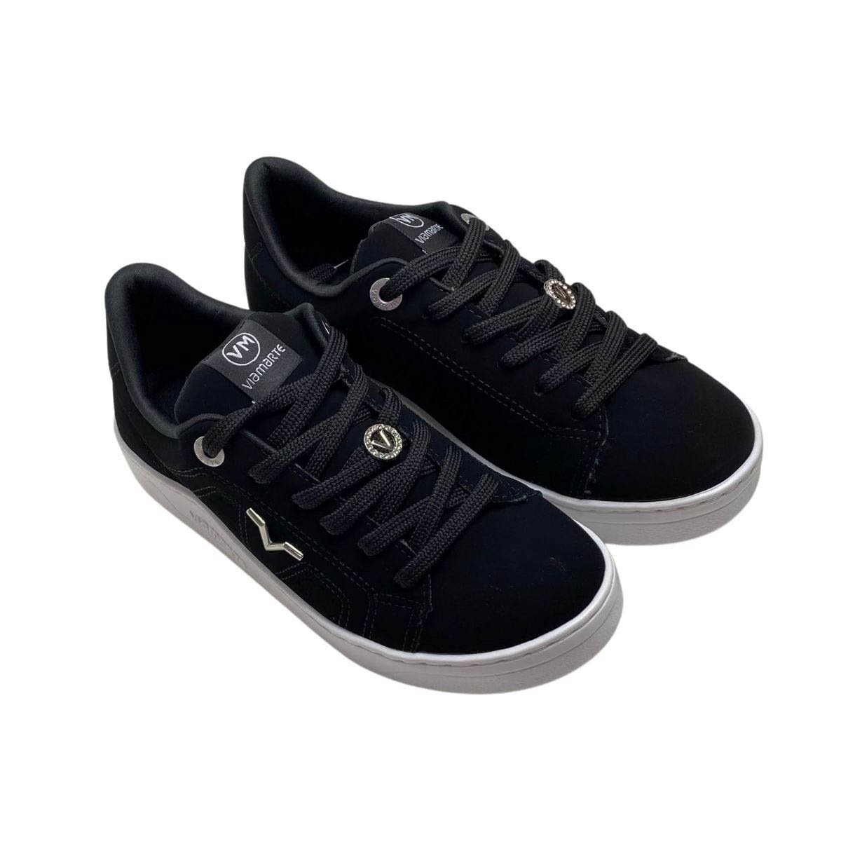 Tênis Casual Via Marte Feminino 020012 Preto Preto 4