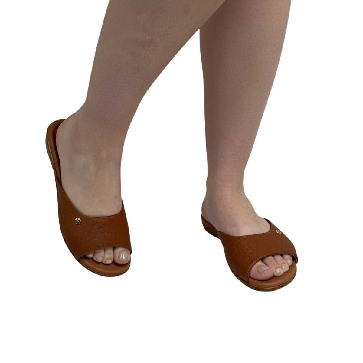 Tamanco Piccadilly Feminino 500352 Marrom Marrom 2