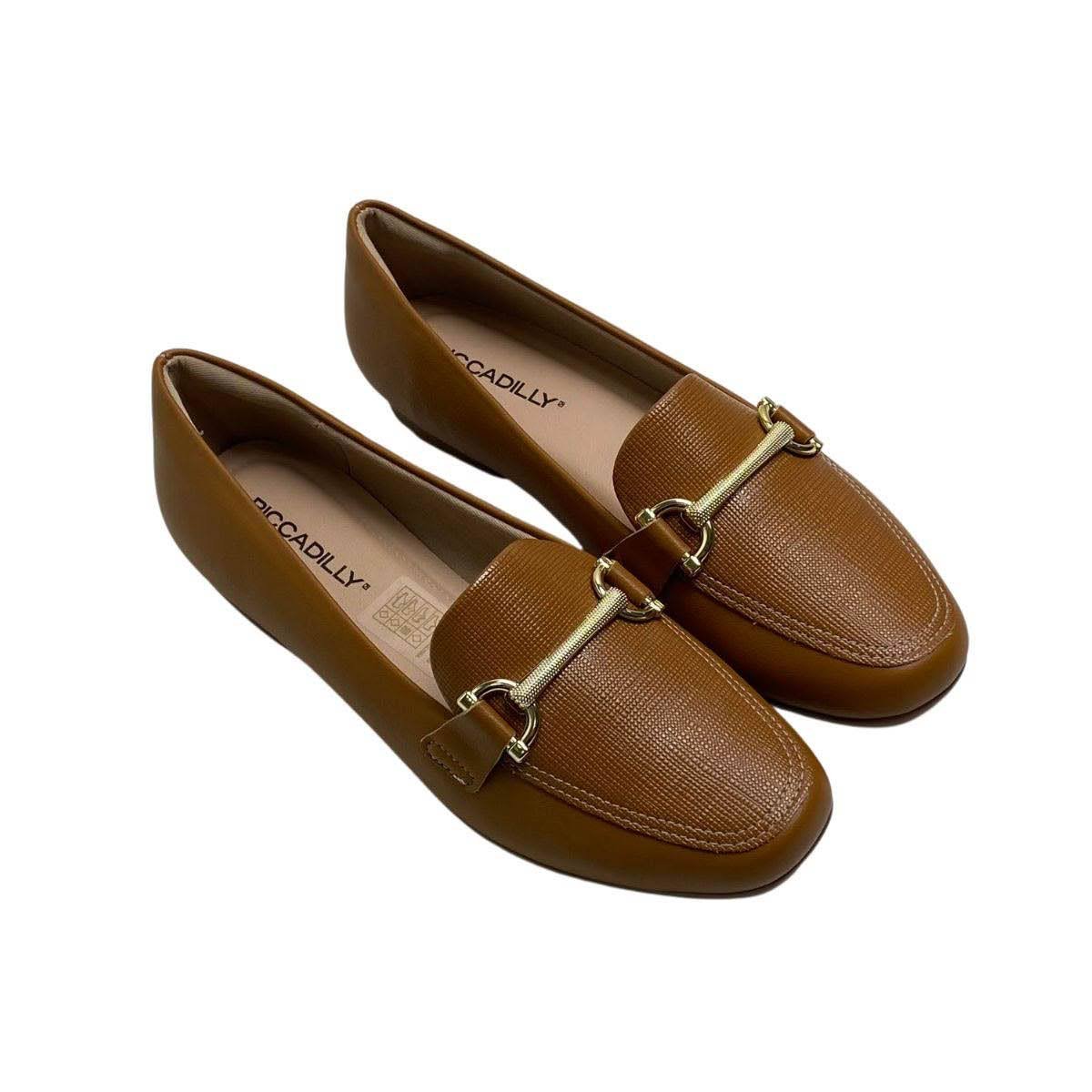 Sapato Piccadilly Feminino 250266 Marrom Marrom 4