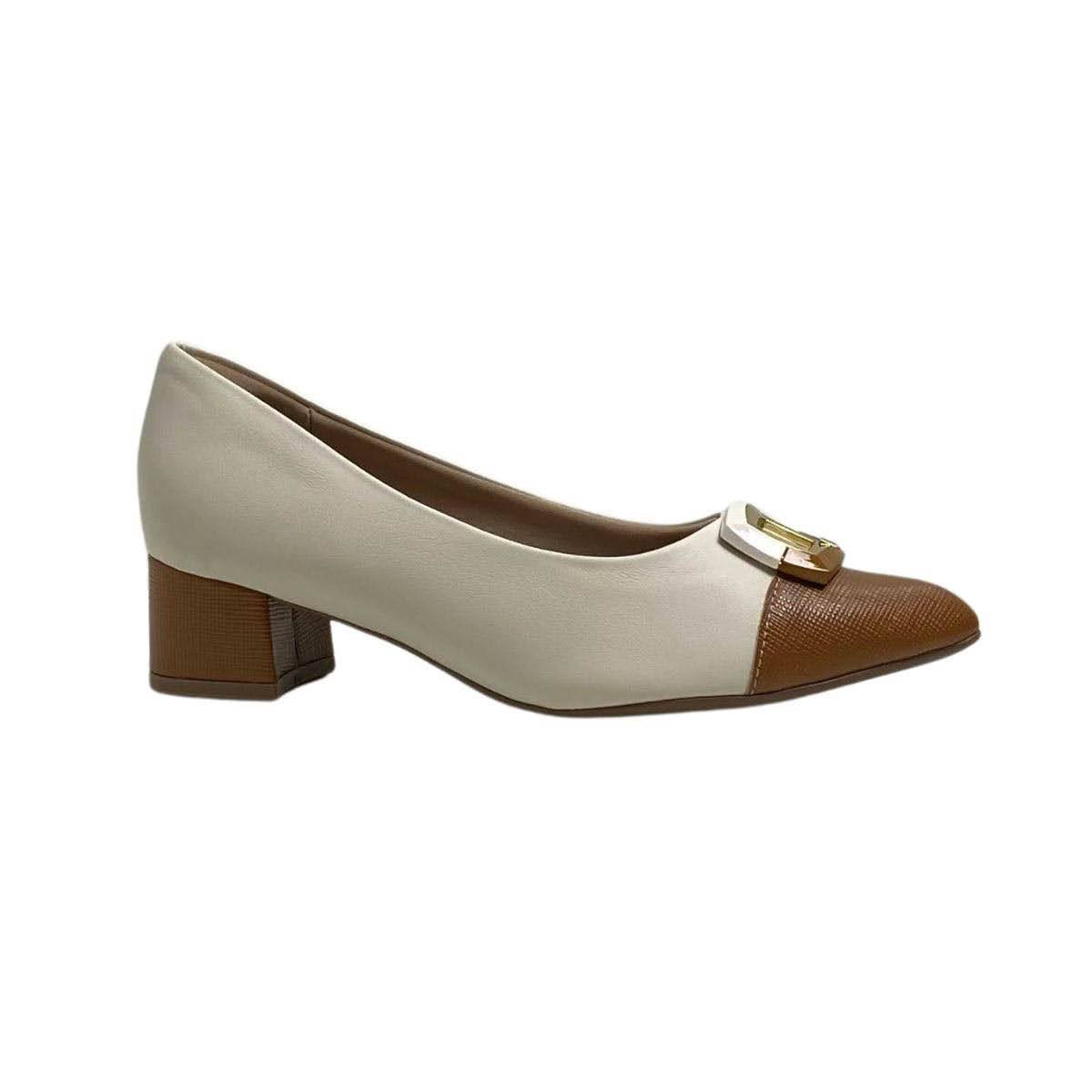 Sapato Piccadilly Feminino 739095 Marfim