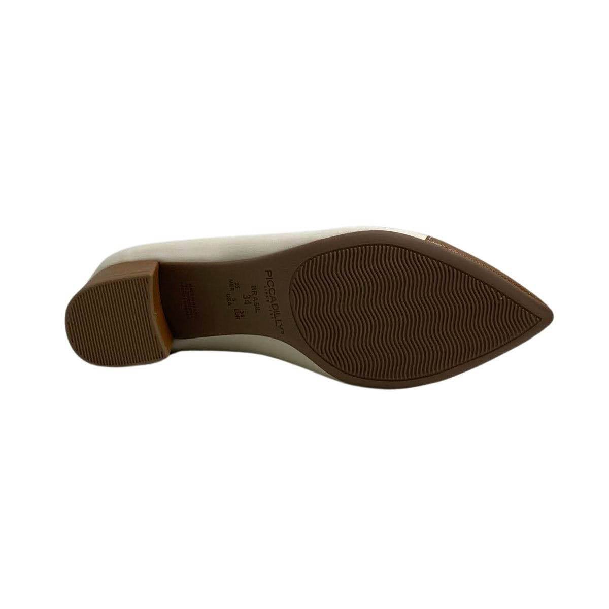 Sapato Piccadilly Feminino 739095 Marfim Branco 6