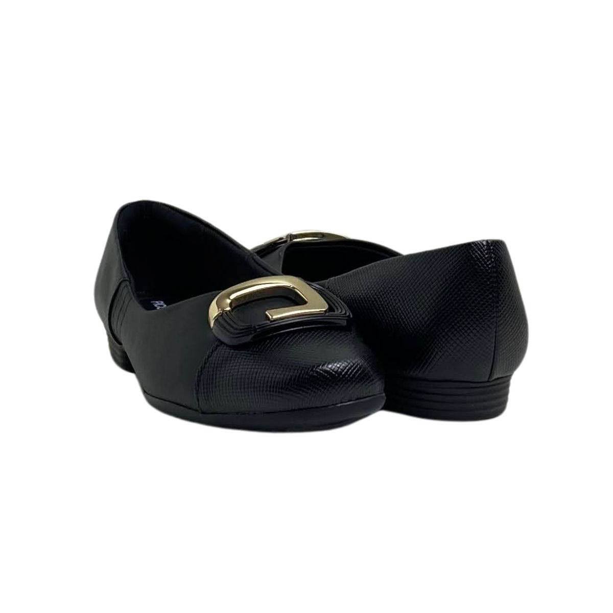 Sapatilha Piccadilly Feminina 250262 Preto Preto 5
