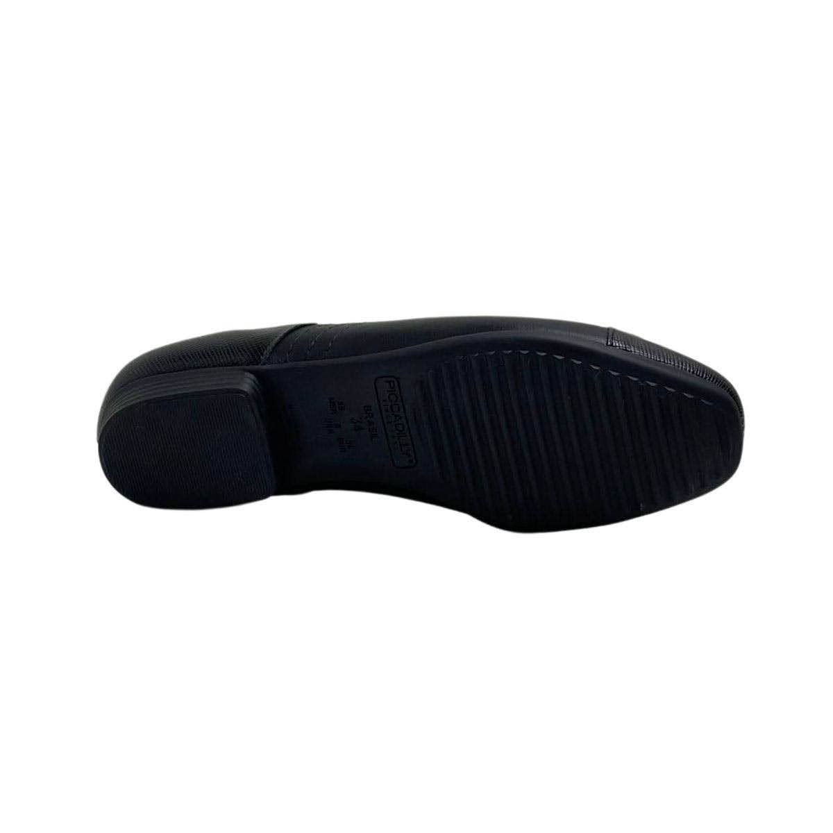 Sapatilha Piccadilly Feminina 250262 Preto Preto 6