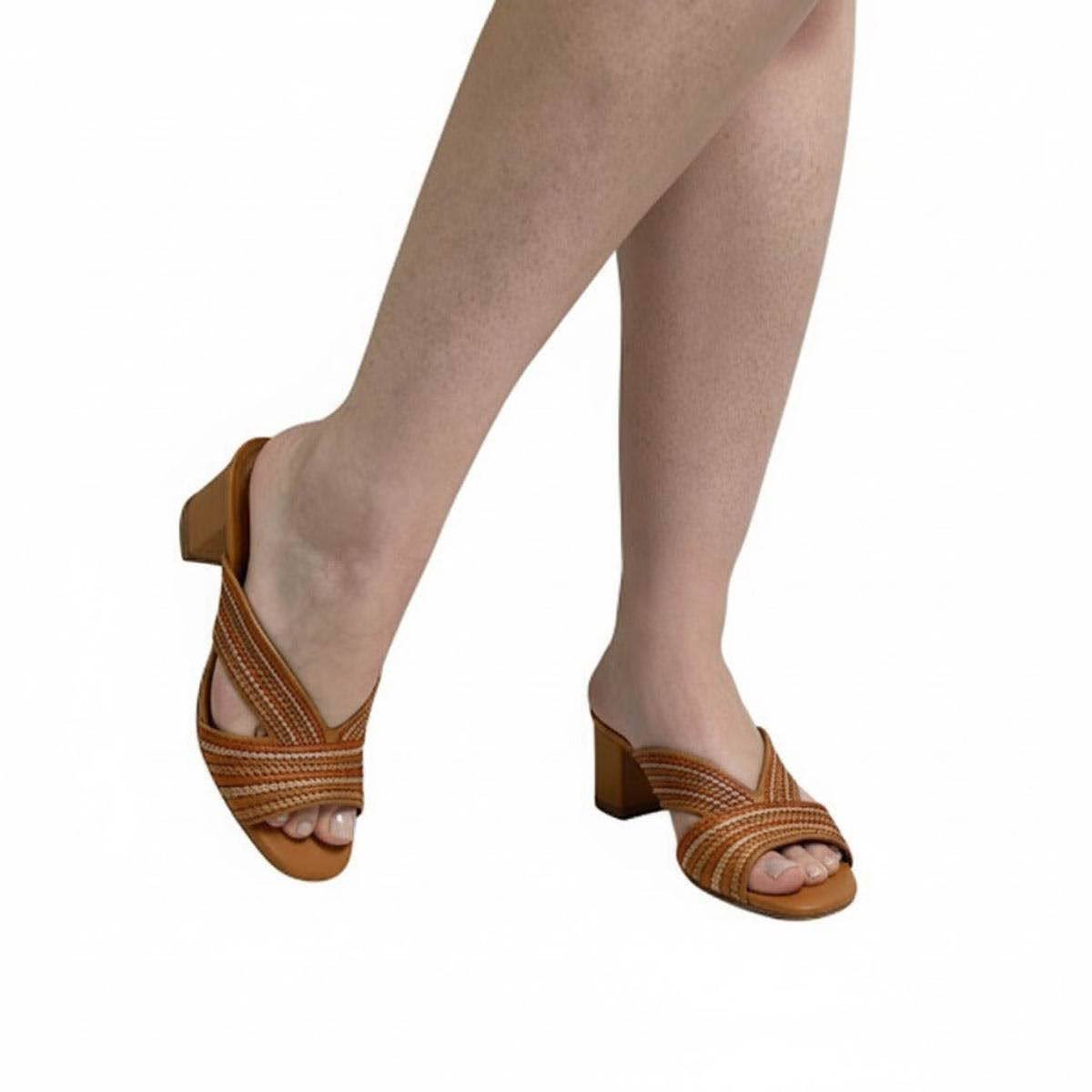 Tamanco Valentina Feminino 457053 Marrom Marrom 2