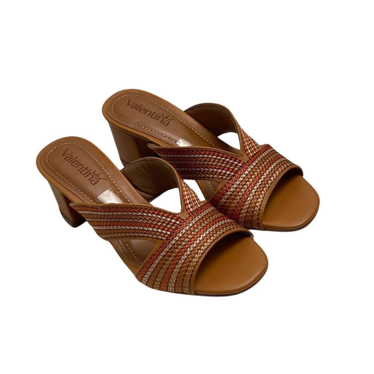 Tamanco Valentina Feminino 457053 Marrom Marrom 4