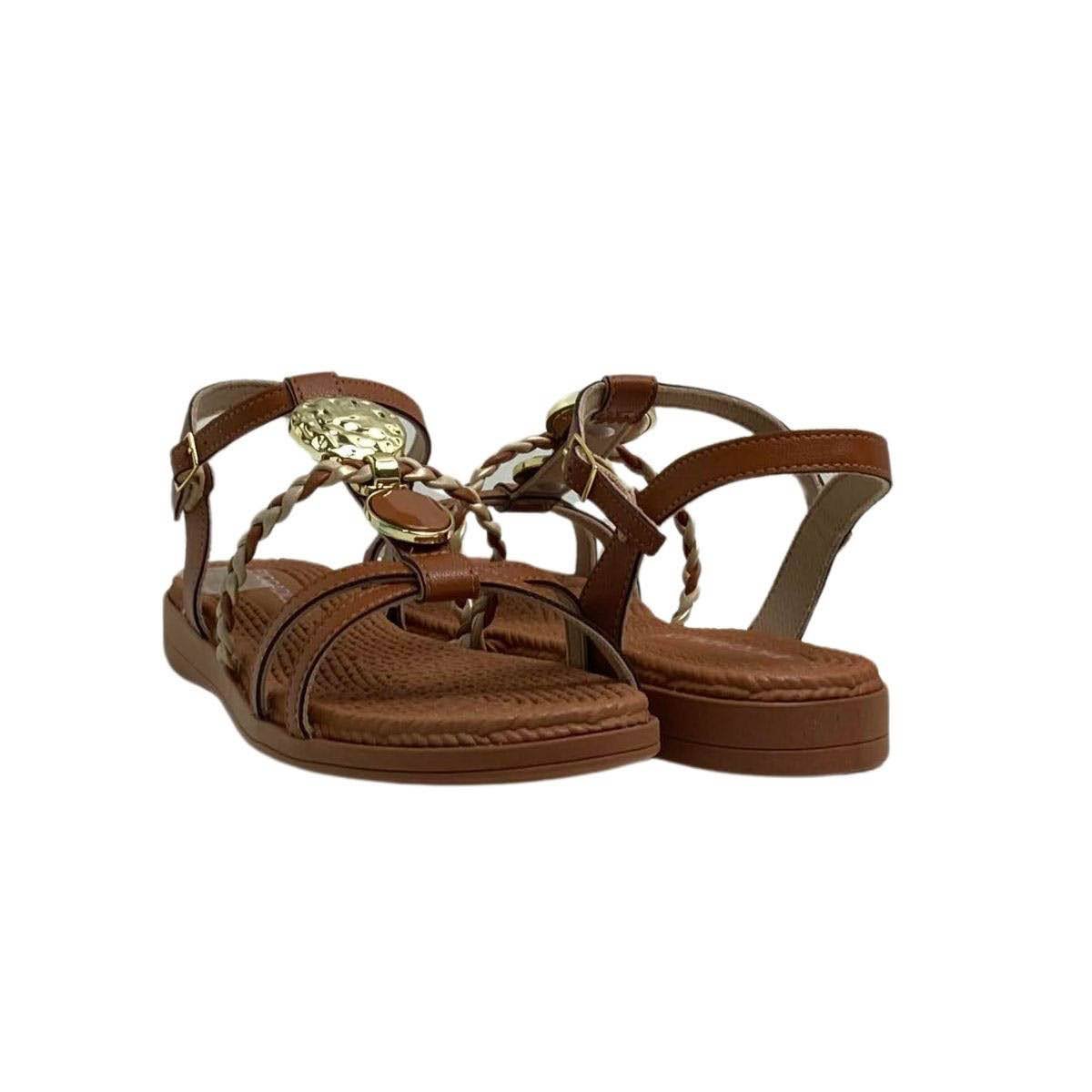 Sandália Piccadilly Feminina 513040 Marrom Marrom 5