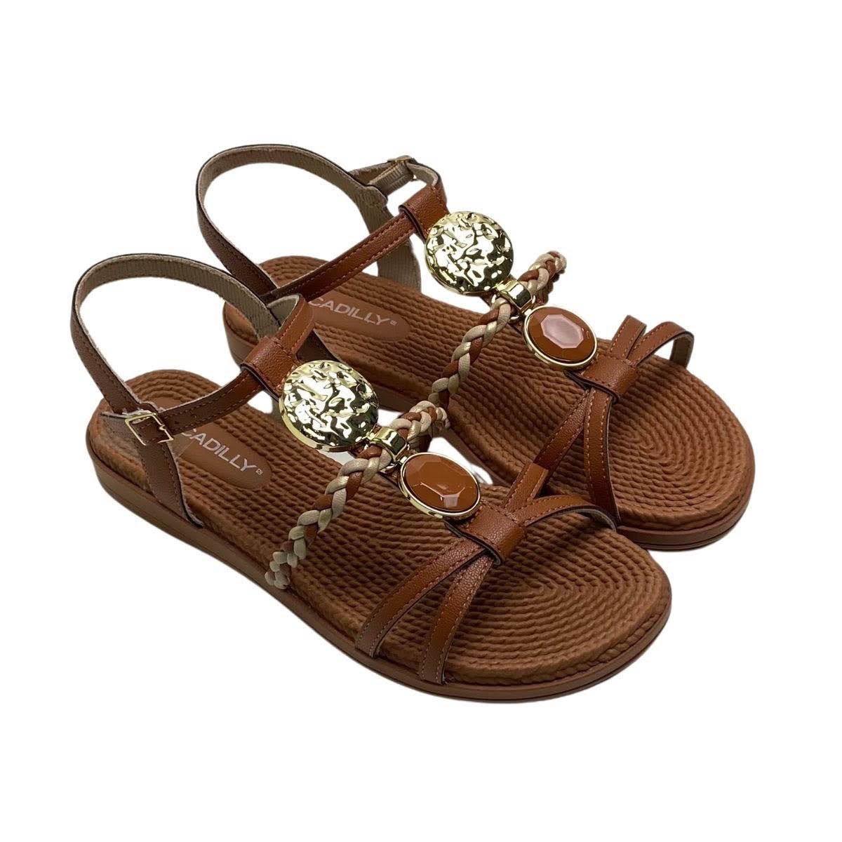 Sandália Piccadilly Feminina 513040 Marrom Marrom 4