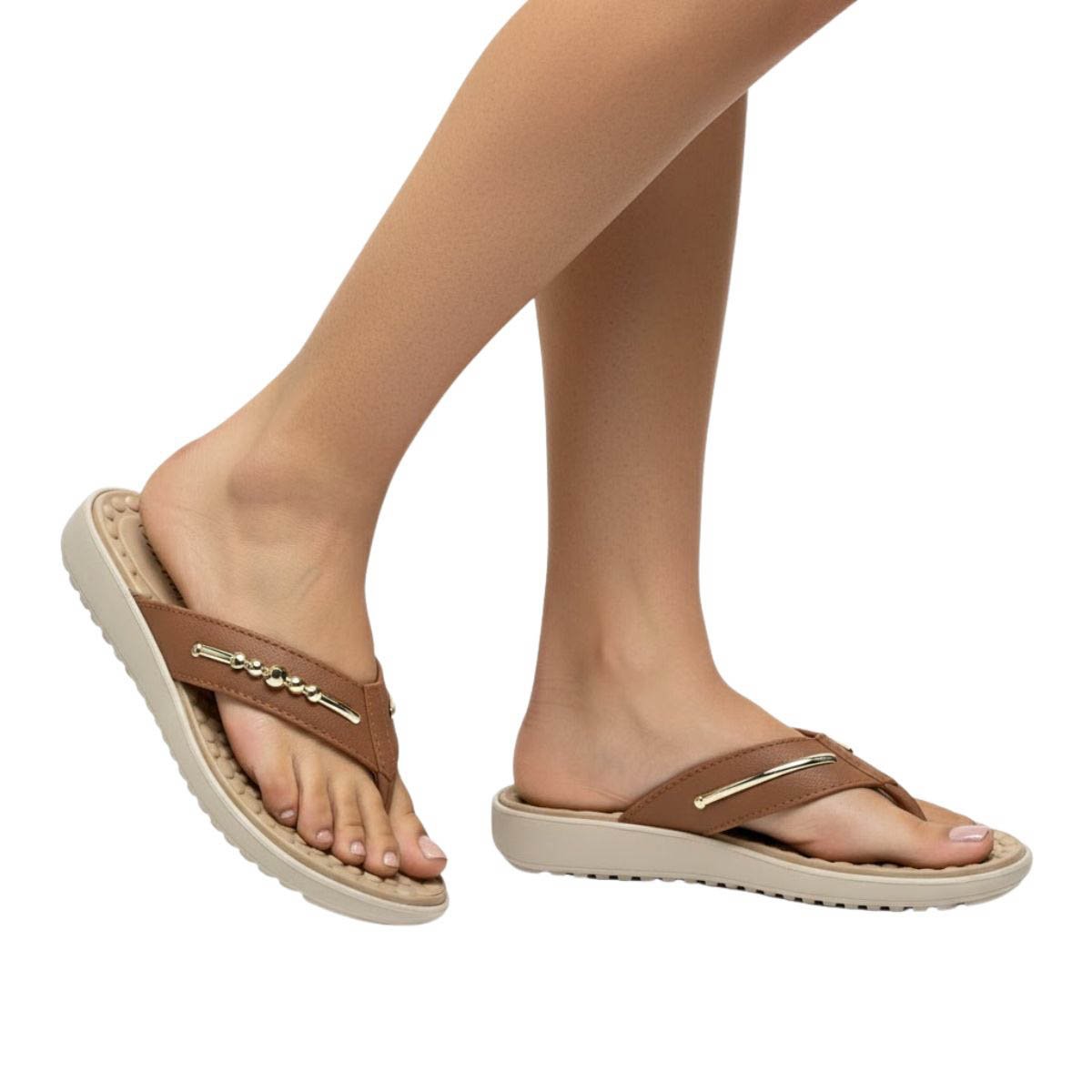 Tamanco Azaleia Feminino 19112 Marrom Marrom 2