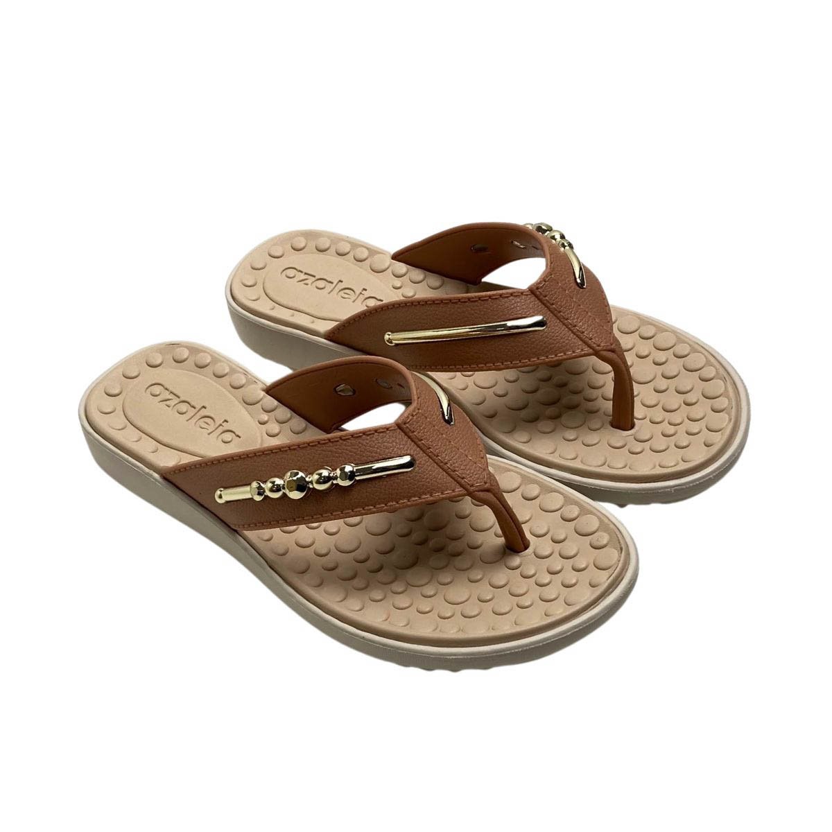 Tamanco Azaleia Feminino 19112 Marrom Marrom 4