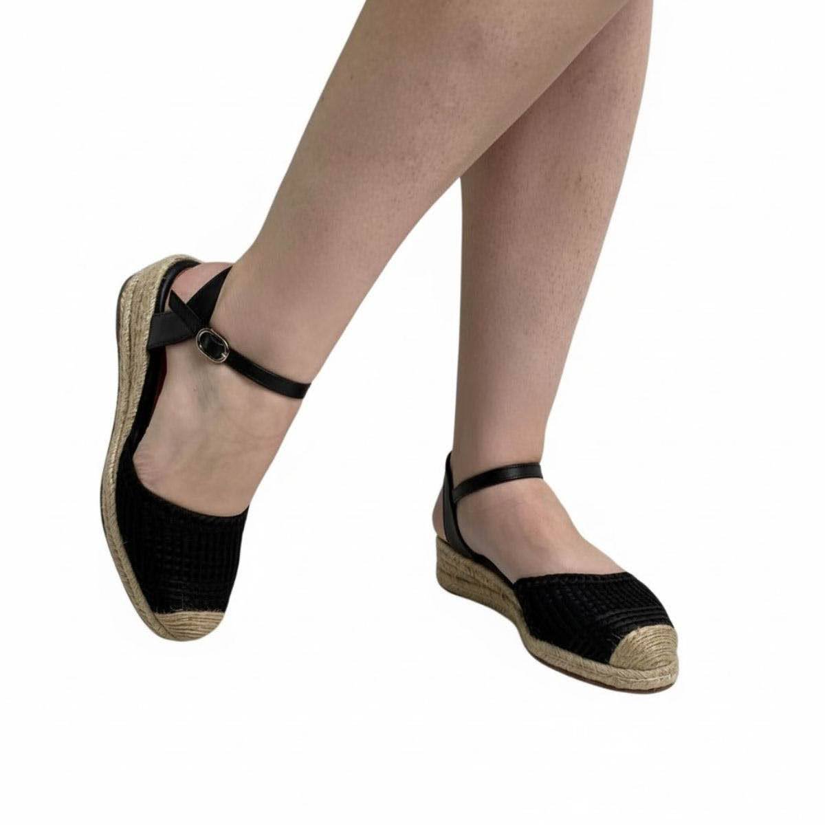 Sandália Valentina Feminina 509044 Preto Preto 2