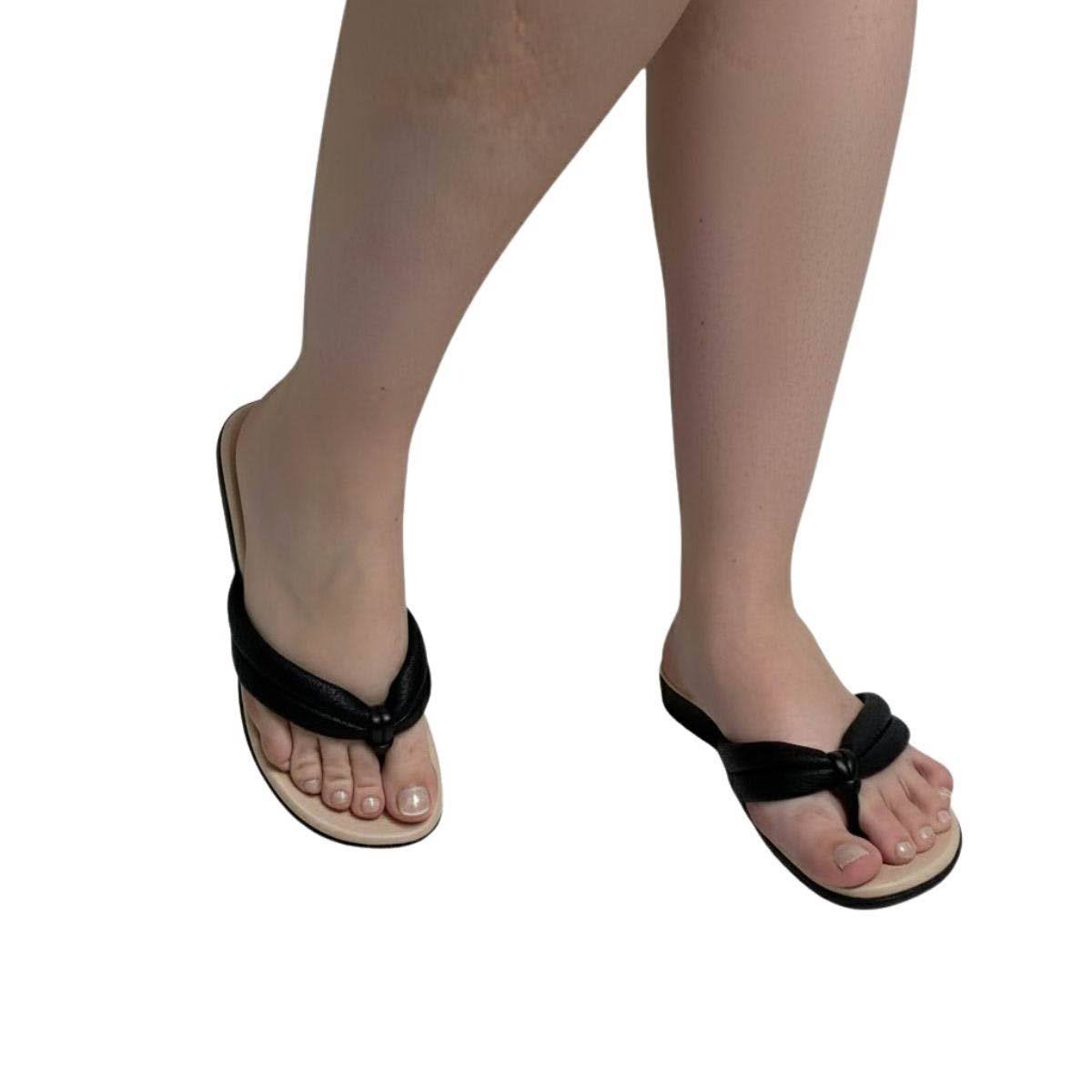 Chinelo Piccadilly Feminino 500401 Preto Preto 2