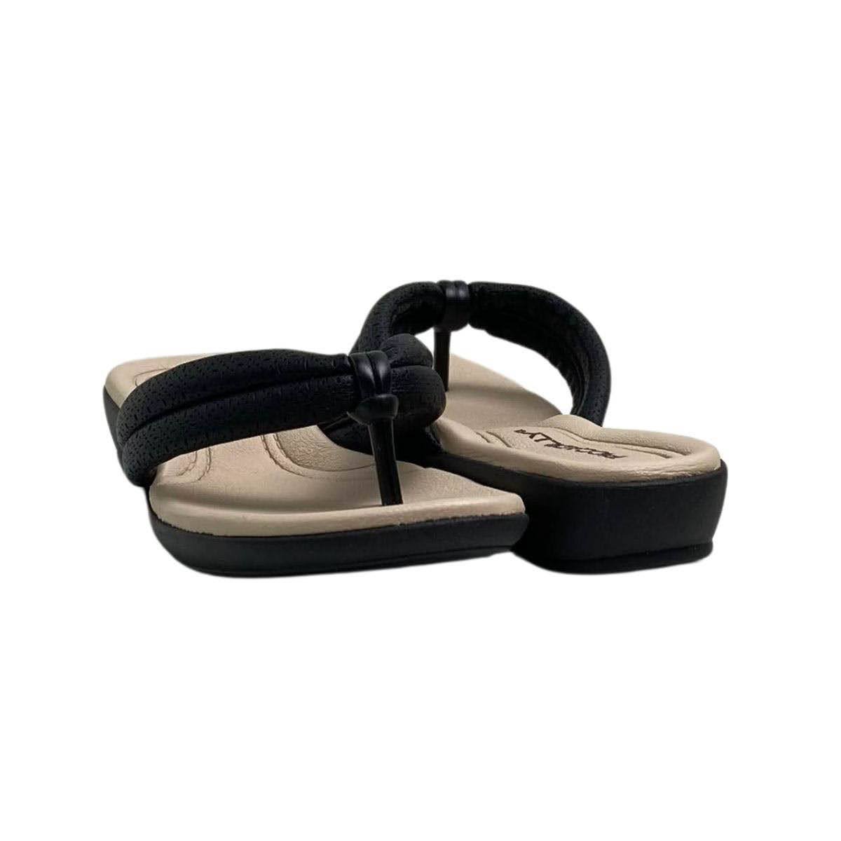 Chinelo Piccadilly Feminino 500401 Preto Preto 5