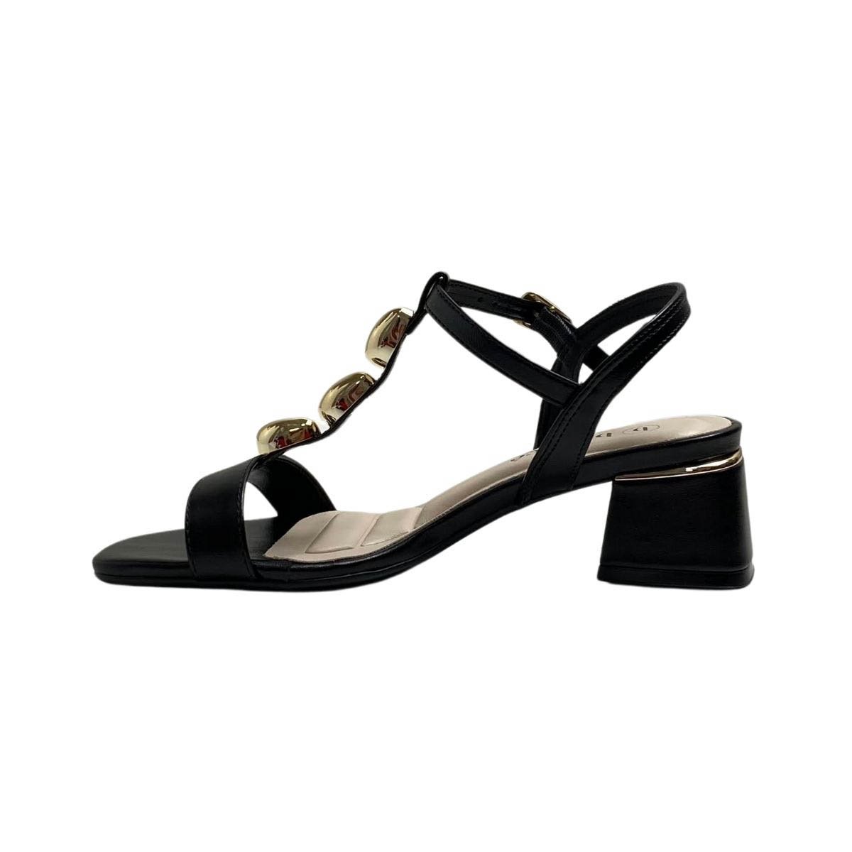 Sandália Bebecê Feminina T5240152 Preta Preto 3