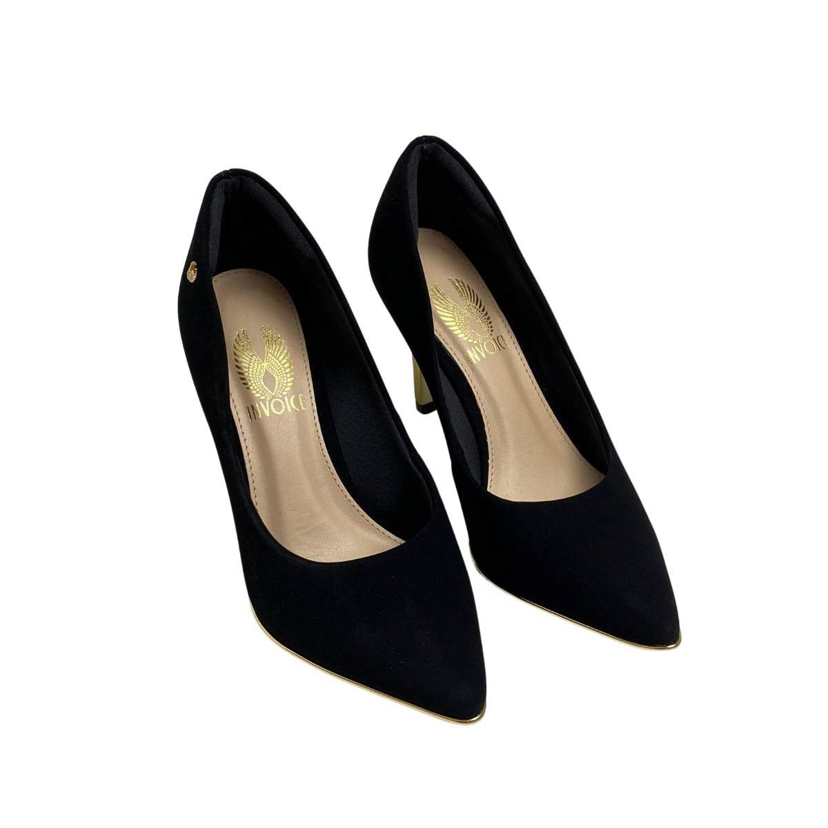 Scarpin Invoice Feminino 208000N Preto Preto 4