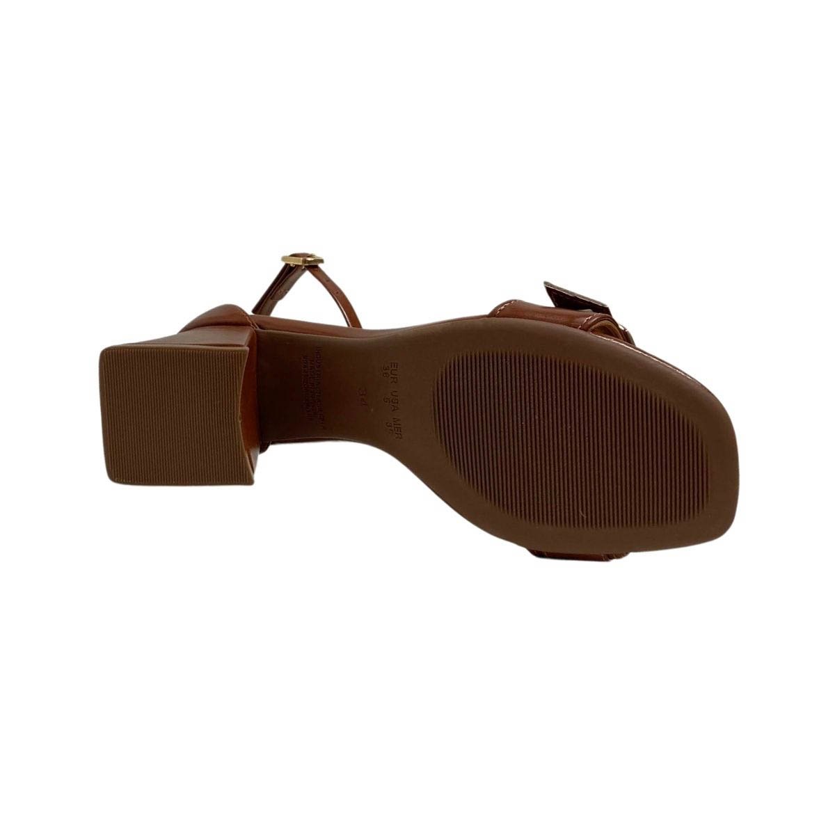 Sandália Bebecê Feminina T6030125 Marrom Marrom 6