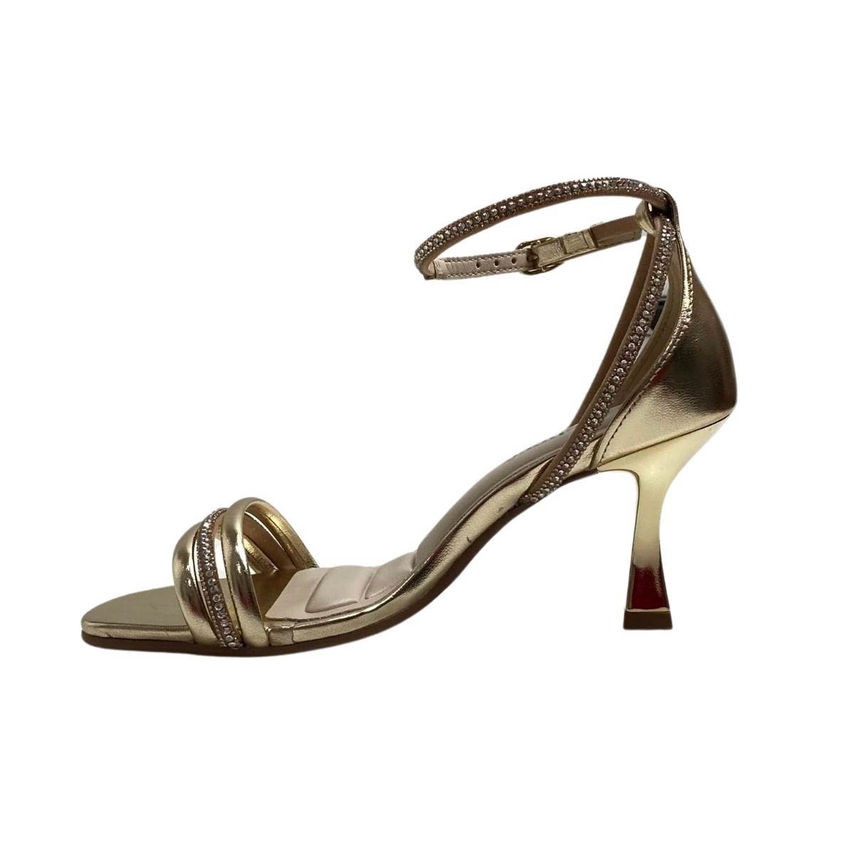Sandália Bebecê Feminina T7549650 Dourado Dourado 3