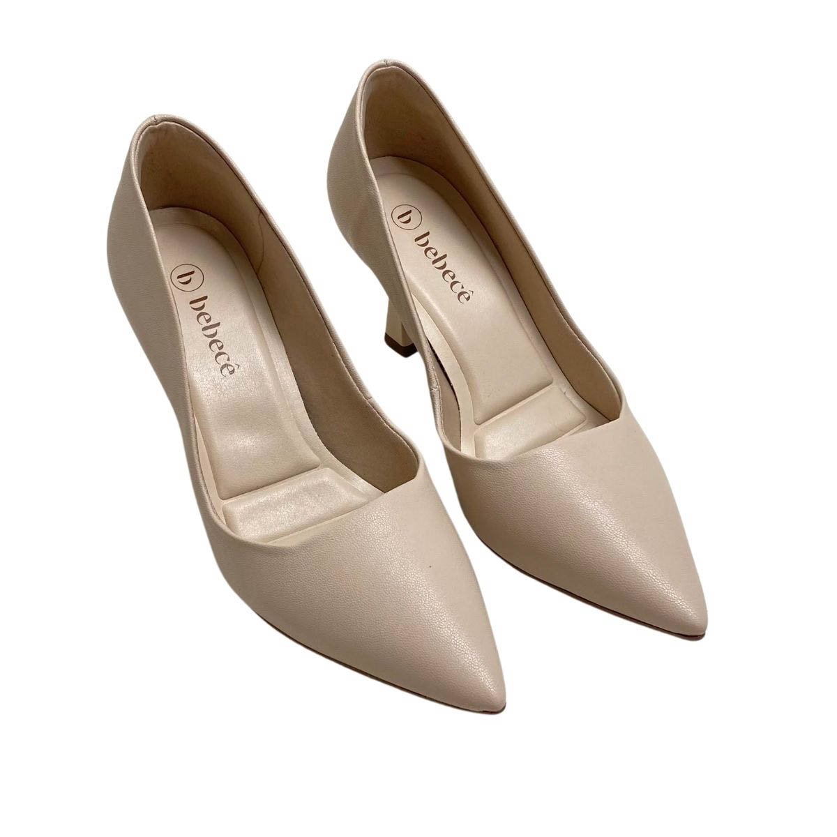 Scarpin Bebecê Feminino T7041631 Creme Bege 4