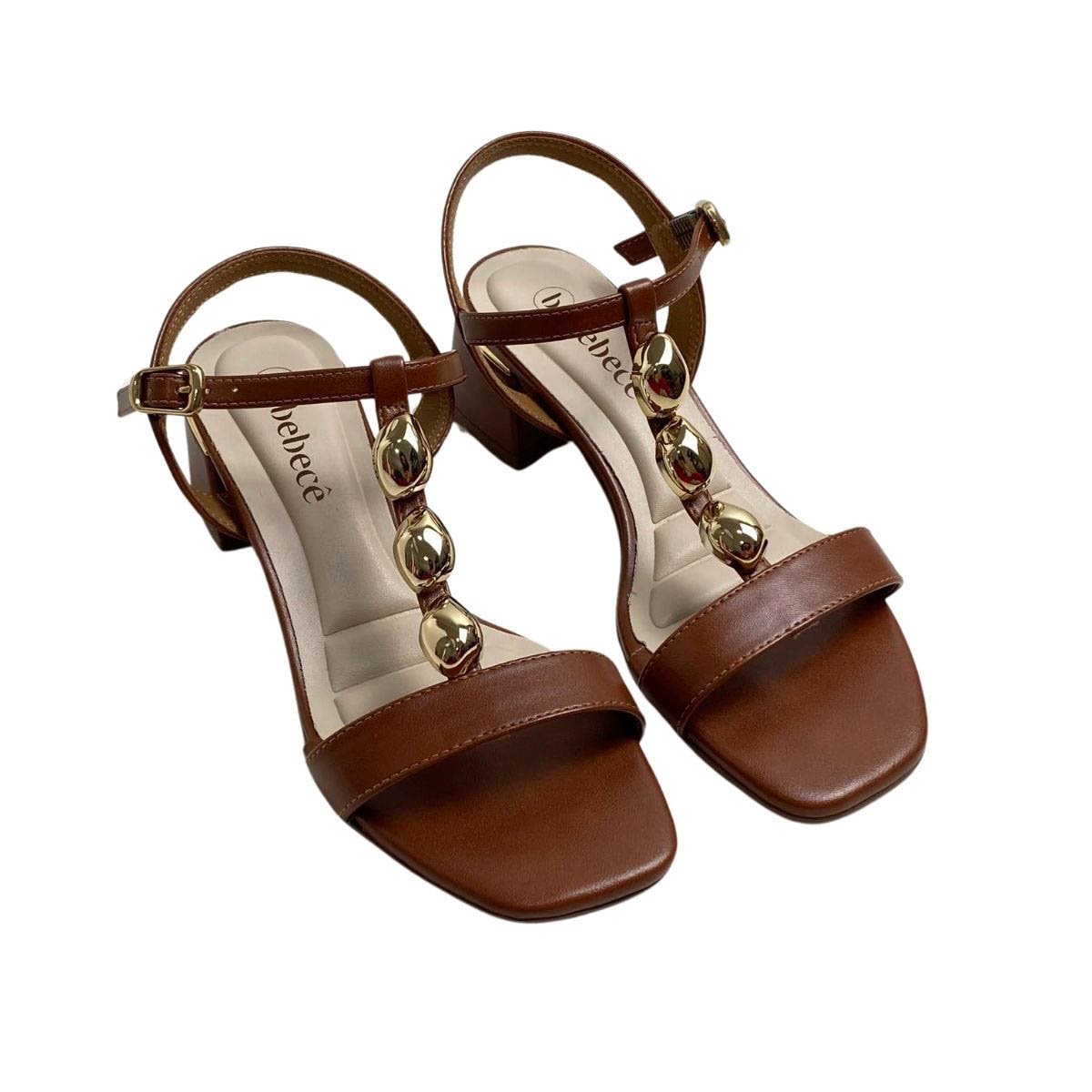 Sandália Bebecê Feminina T5240152 Marrom Marrom 4