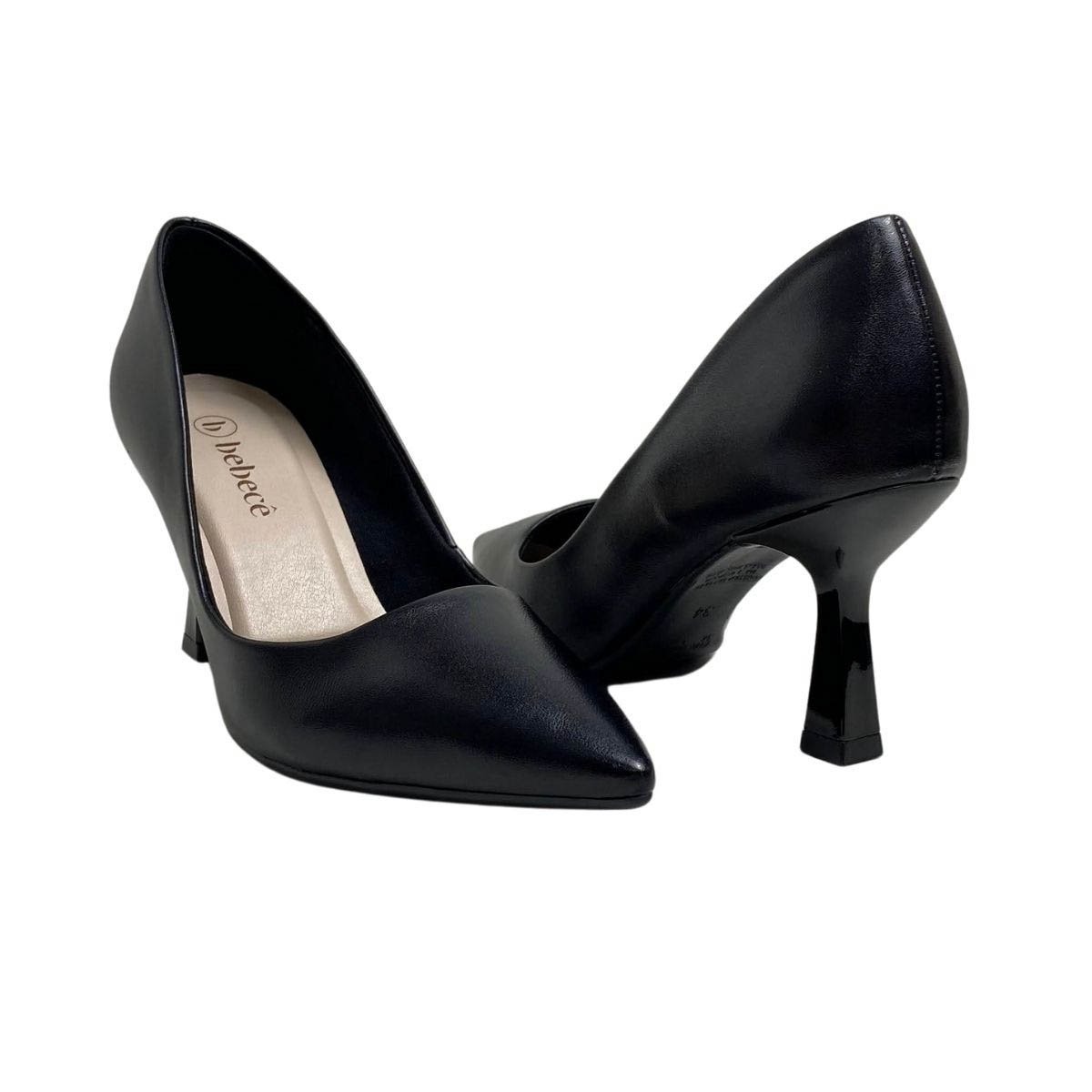 Scarpin Bebecê Feminino T7041631 Preto Preto 5