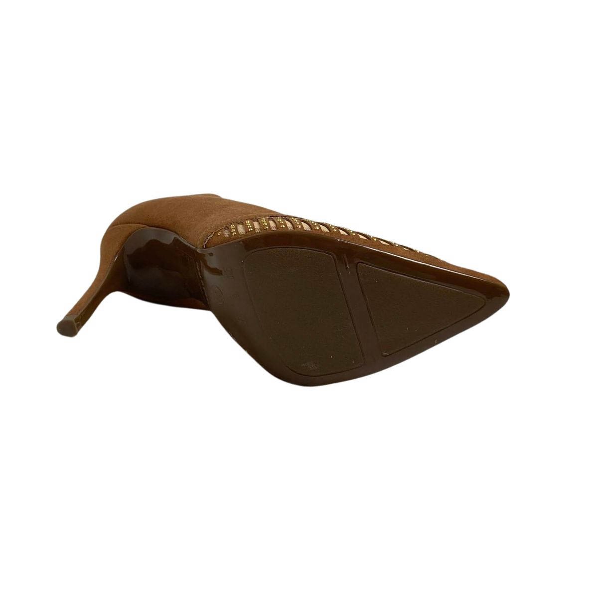 Scarpin Invoice Feminino 213183 Marrom Marrom 7