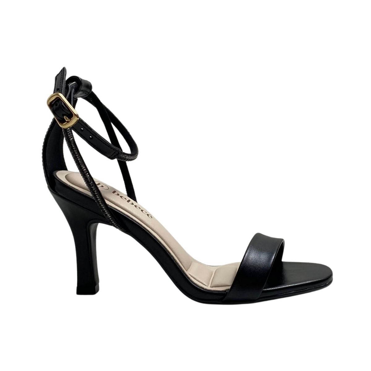 Sandália Bebecê Feminina T7539467 Preta