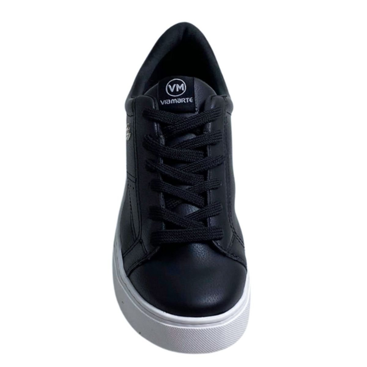 Tênis Via Marte Feminino 016008 Preto Napa Preto 3