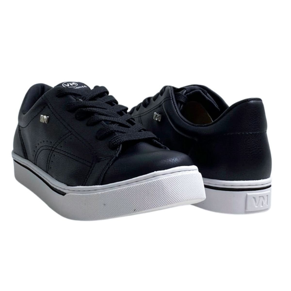 Tênis Via Marte Feminino 016008 Preto Napa Preto 4