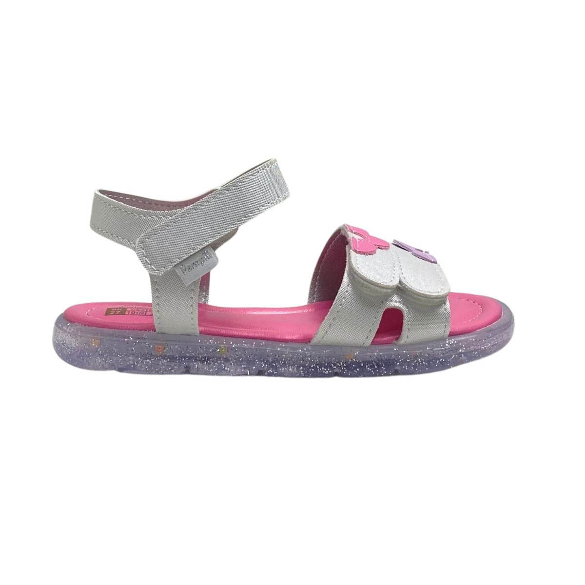 Sandália Pampili Infantil Menina 697057000 Branca