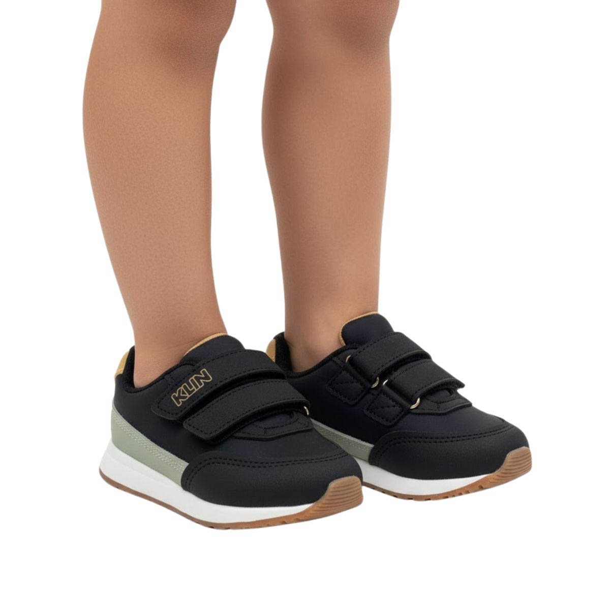 Tênis Klin Infantil Menino 453123000 Preto Preto 2