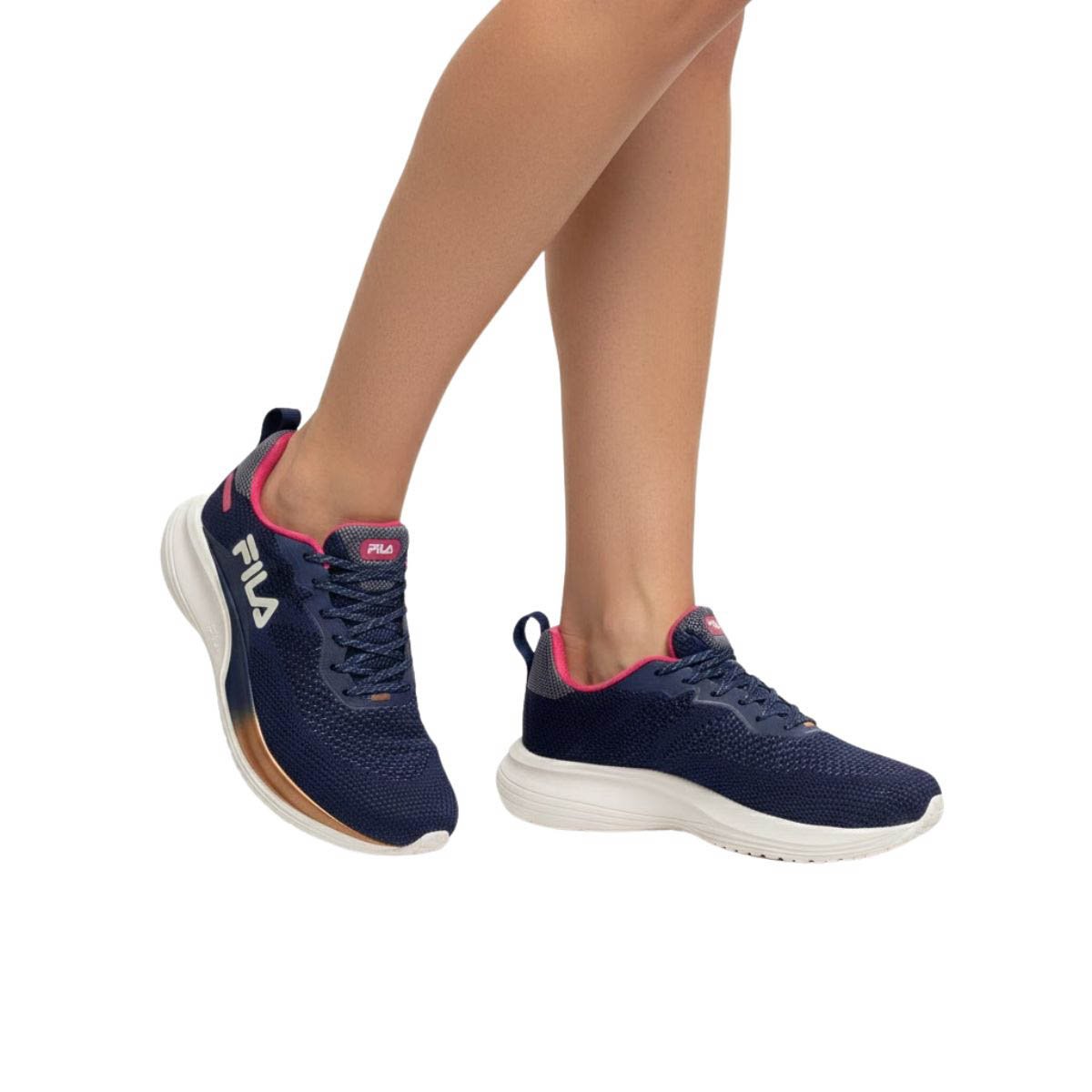 Tênis Esportivo Fila Feminino FO2TR00100 Marinho Azul Marinho 2