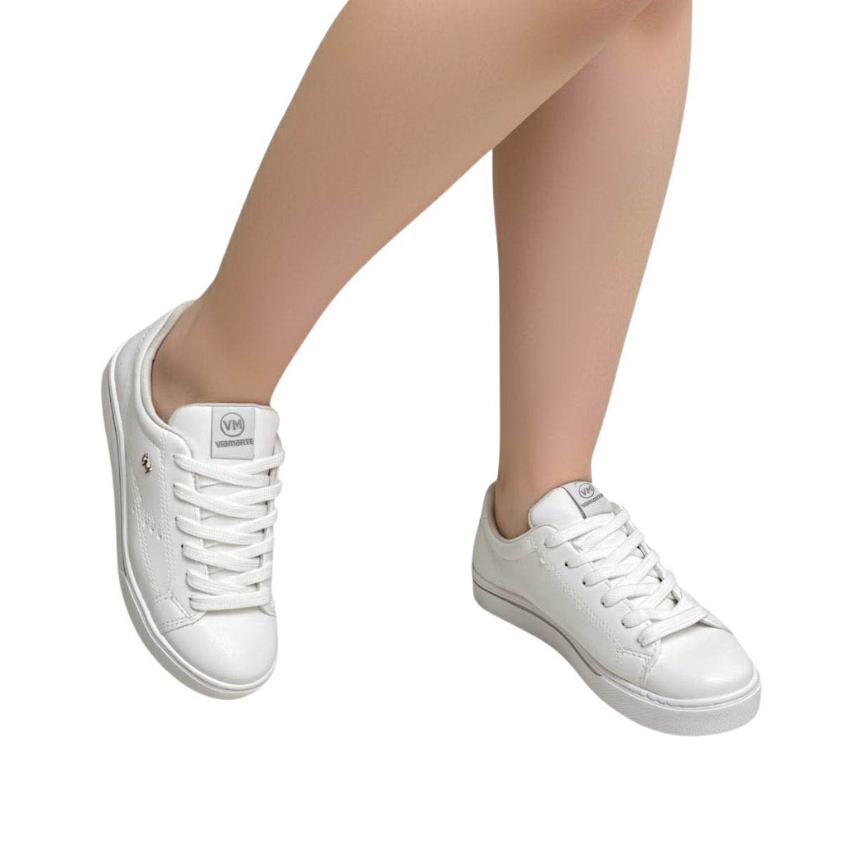 Tênis Via Marte Feminino 016008 Branco Branco 2