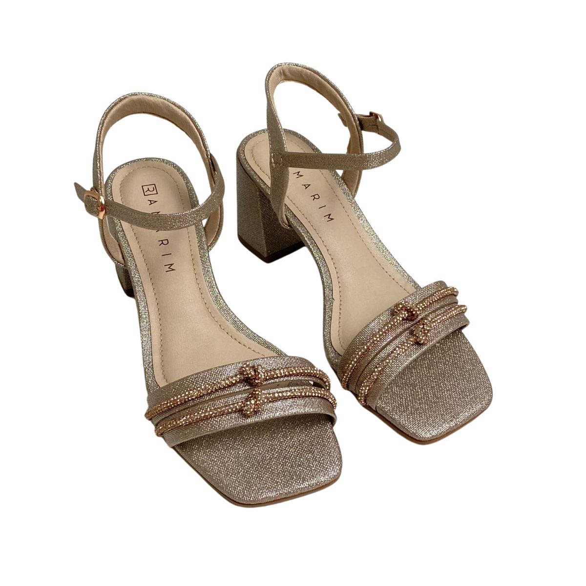 Sandália Ramarim Feminina 2534202 Dourada Dourado 4