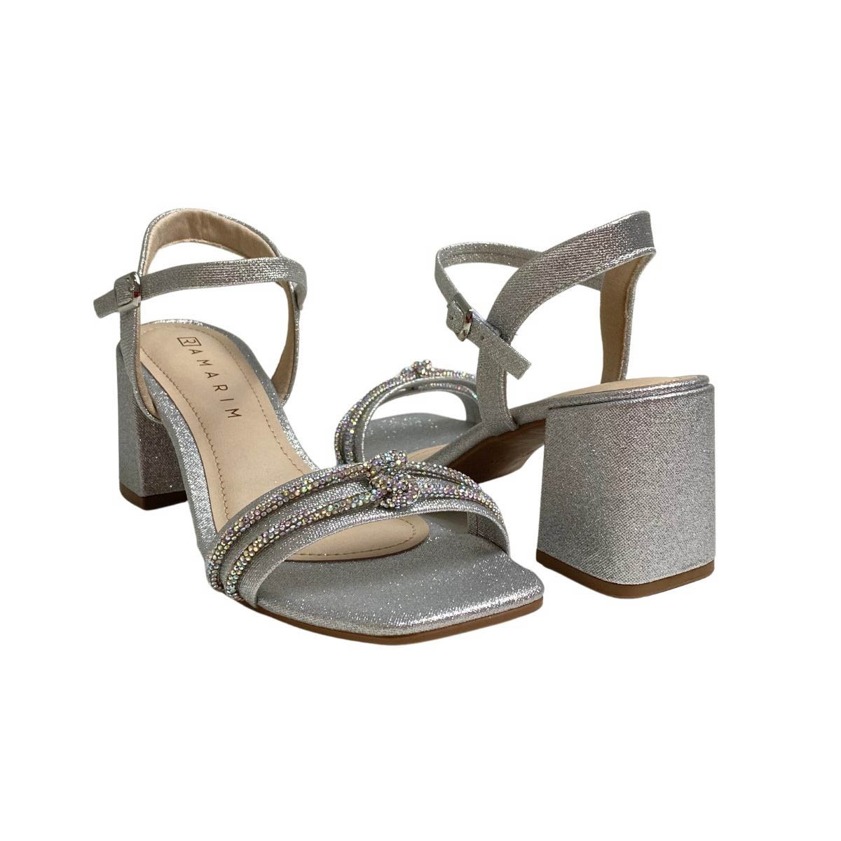 Sandália Ramarim Feminina 2534202 Prata Prata 5