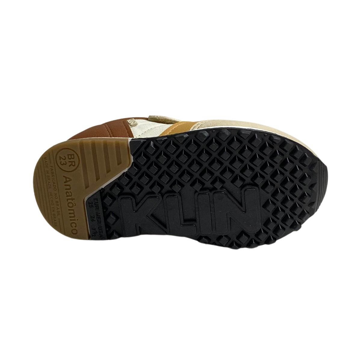 Tênis Klin Infantil Menino 216132000M Creme Bege 6