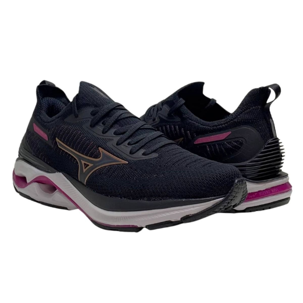 Tênis Mizuno Feminino 101012012F Preto Preto 4