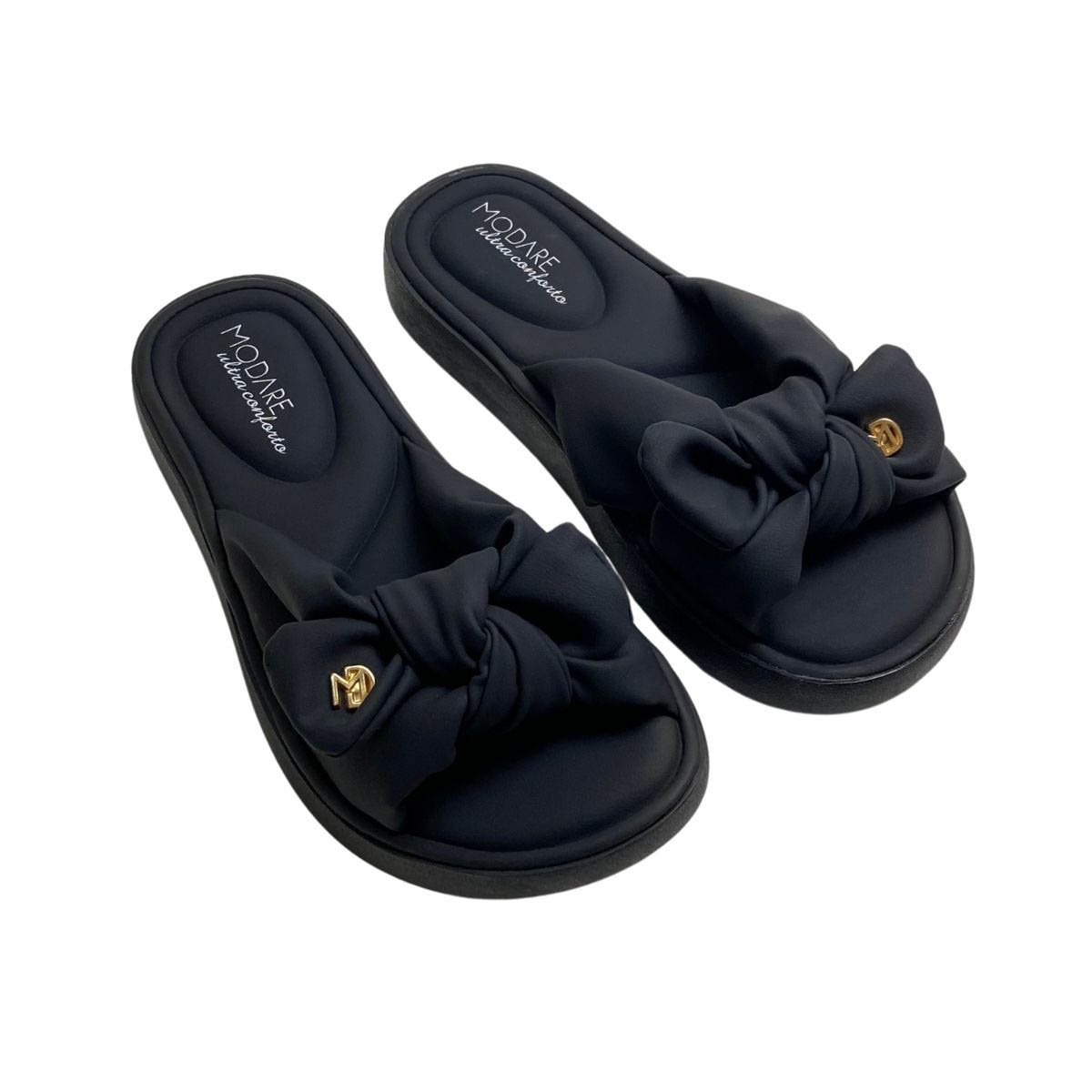 Tamanco Modare Feminino 7208101 Preto Preto 4