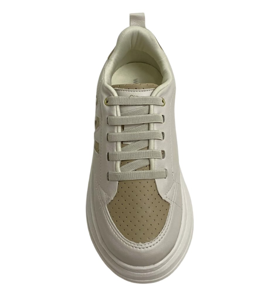 WORLD COLORS TENIS INF FEM Off White 3