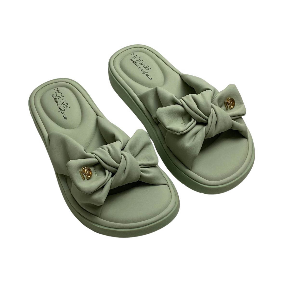 Tamanco Modare Feminino 7208101 Verde Verde 4