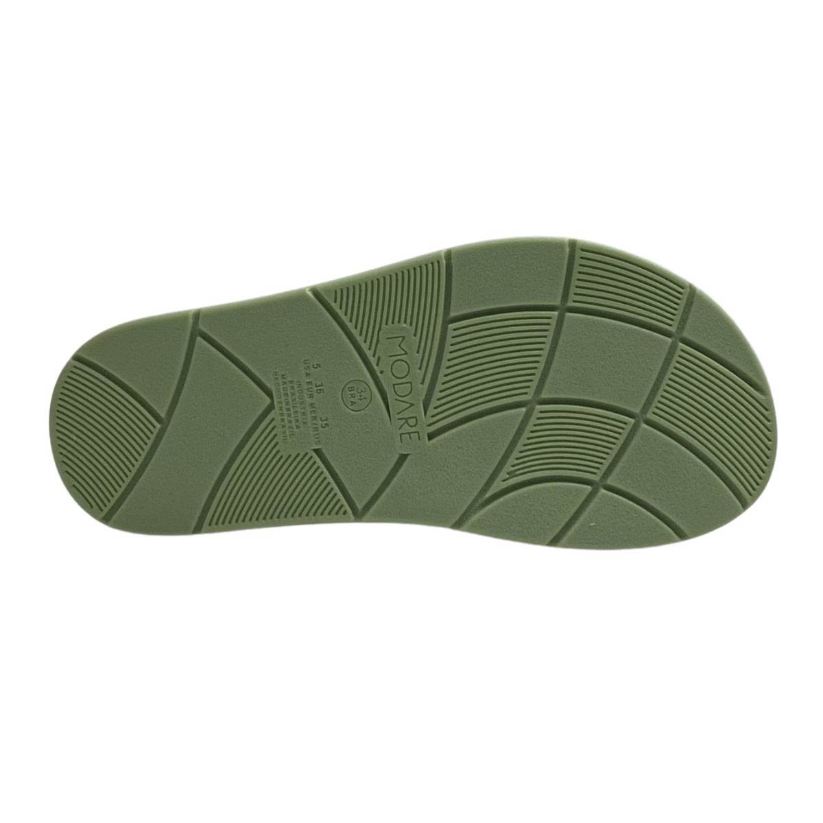 Tamanco Modare Feminino 7208101 Verde Verde 6