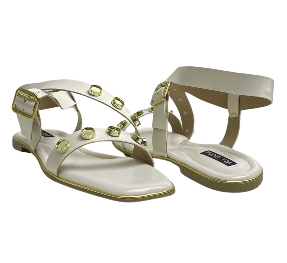 VILLA ROSA SANDALIA FEM Off White 4