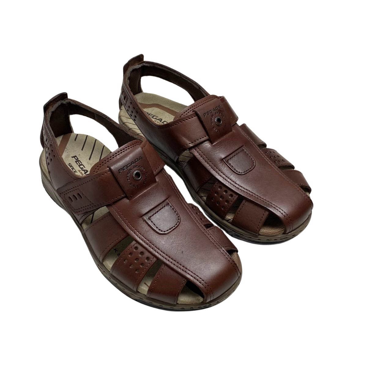 Sandália Pegada Masculina 132255 Marrom Marrom 4