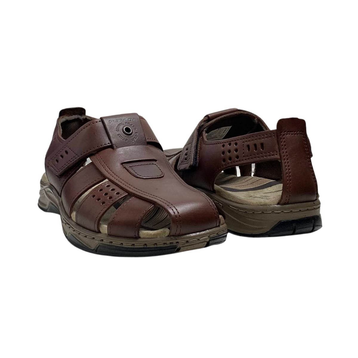 Sandália Pegada Masculina 132255 Marrom Marrom 5